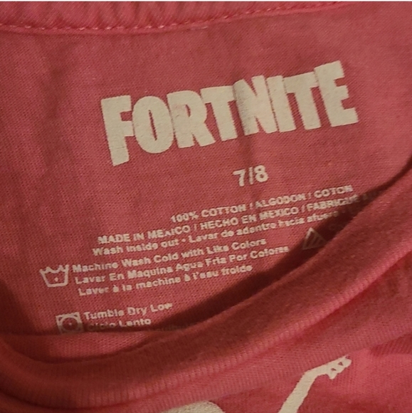 🎮 Fortnite Tee – Girls M (7/8) - Picture 3 of 3